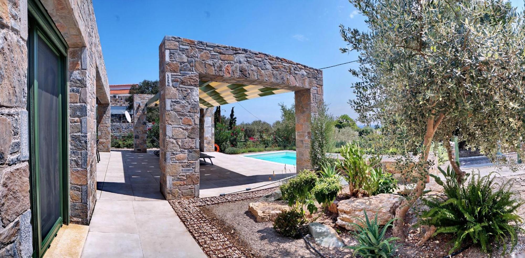 Ouzo Stone House 1 With Private Pool Villa Plomari Eksteriør bilde