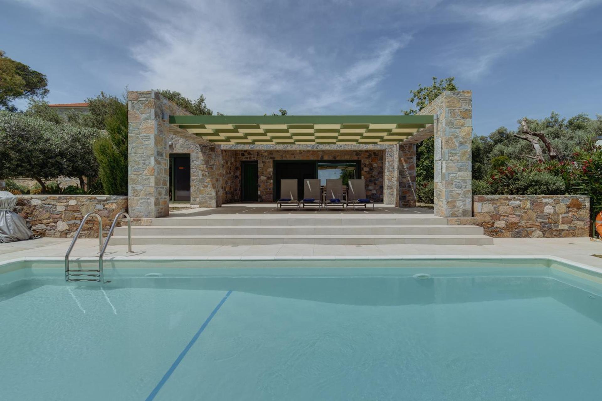 Ouzo Stone House 1 With Private Pool Villa Plomari Eksteriør bilde