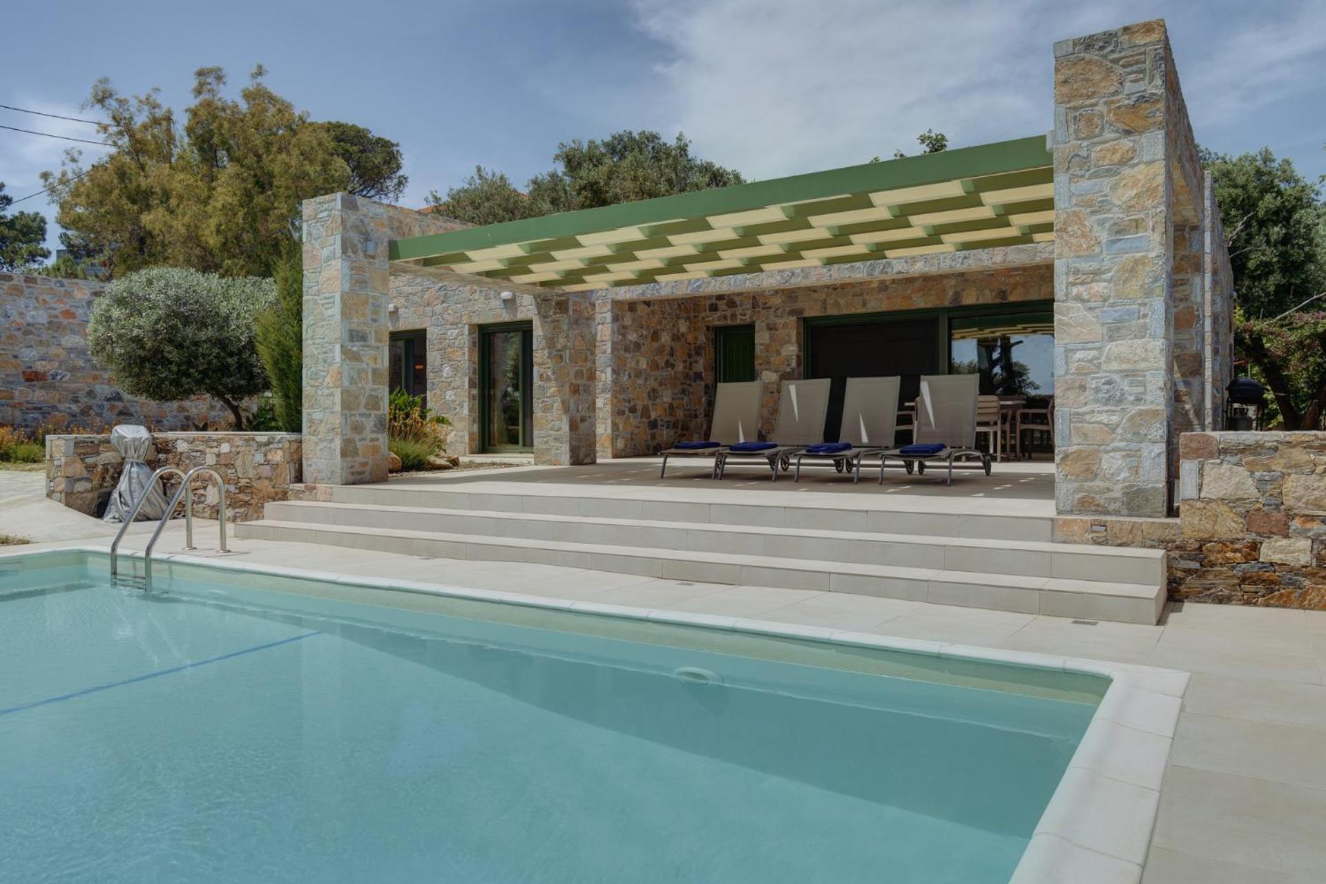 Ouzo Stone House 1 With Private Pool Villa Plomari Eksteriør bilde